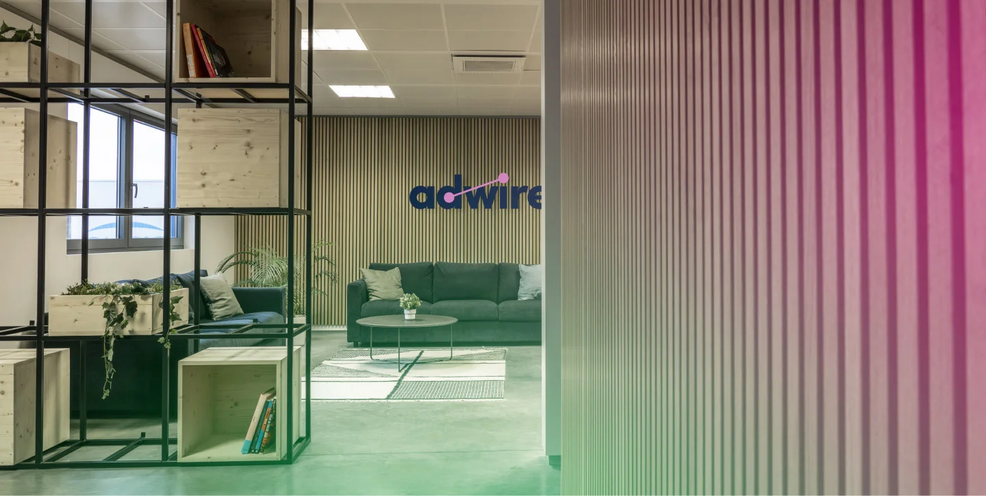 Espace d’accueil des bureaux Adwire à Steinfort